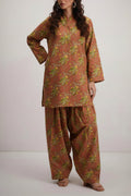2pc peachy farshi dress