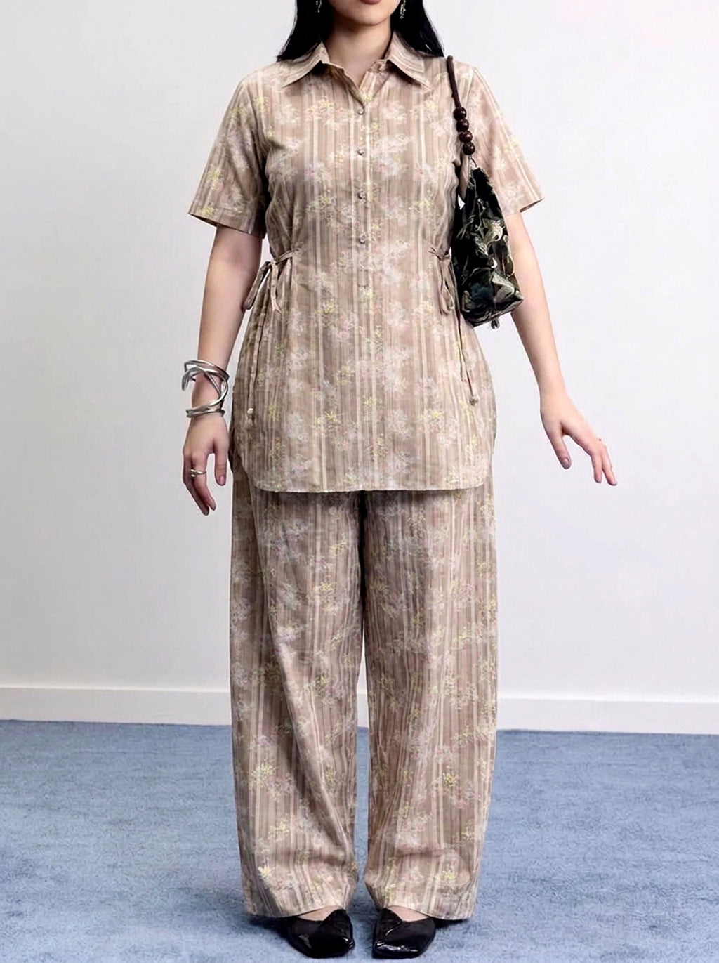 2pc moose brown co-ord set