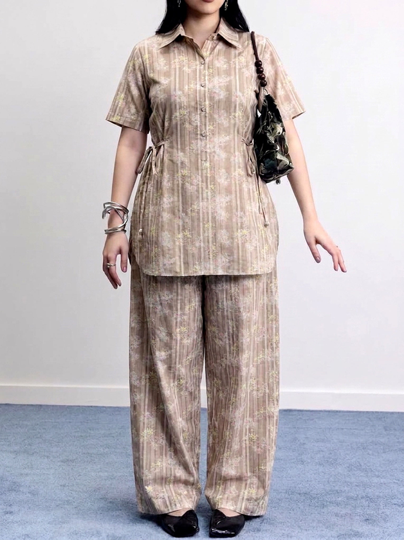 2pc moose brown co-ord set