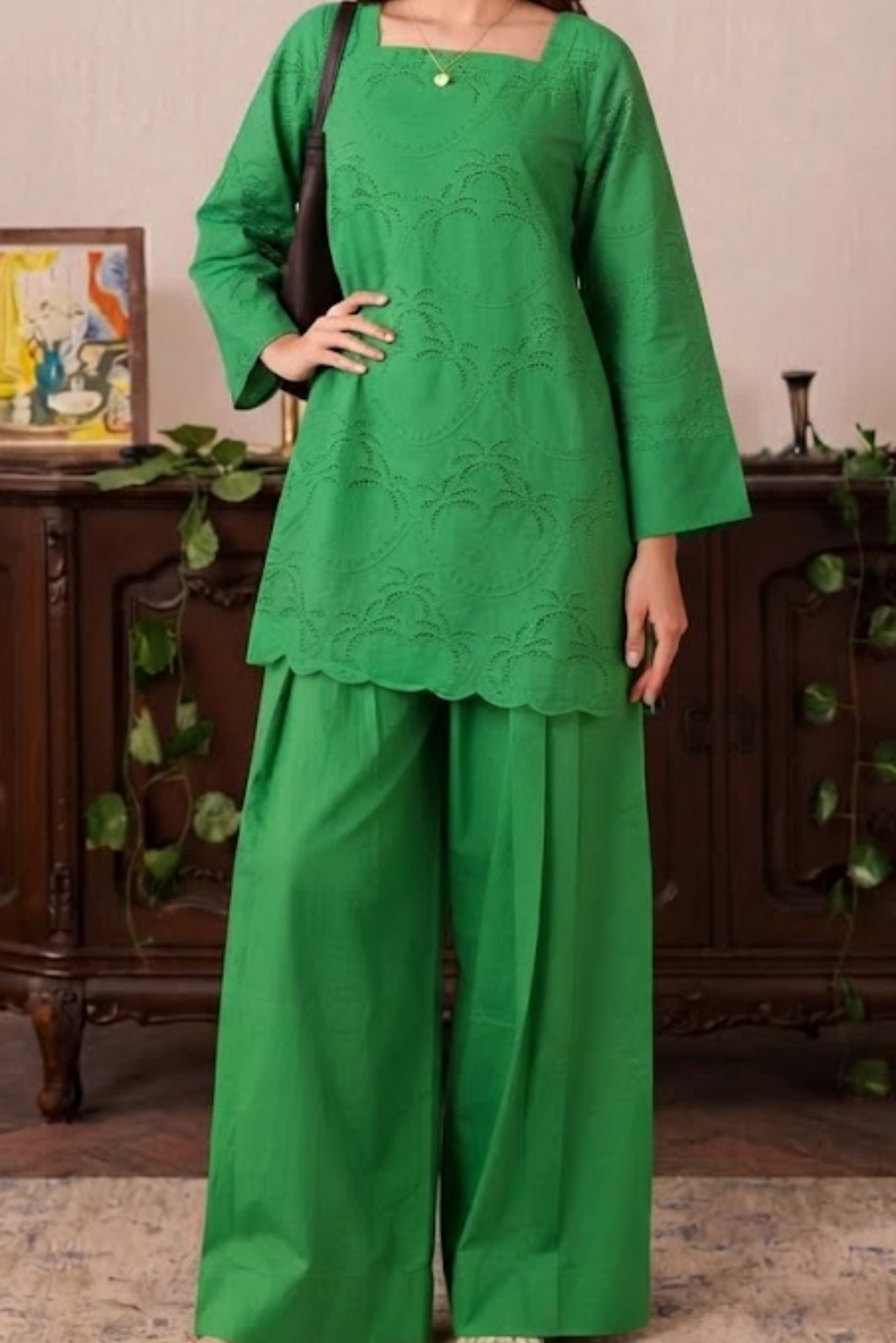 Palm girl set 2-pc