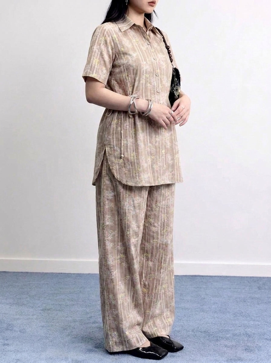 2pc moose brown co-ord set