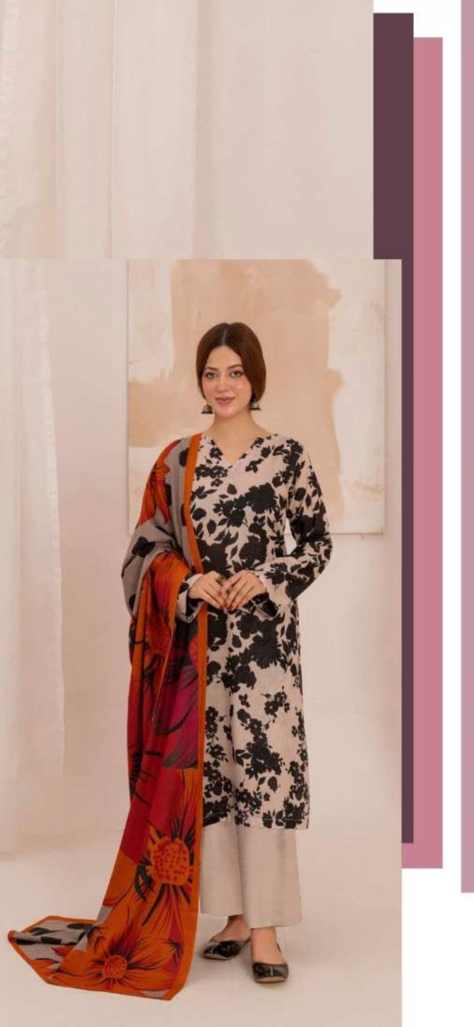 Ethnic unstitched 3pc