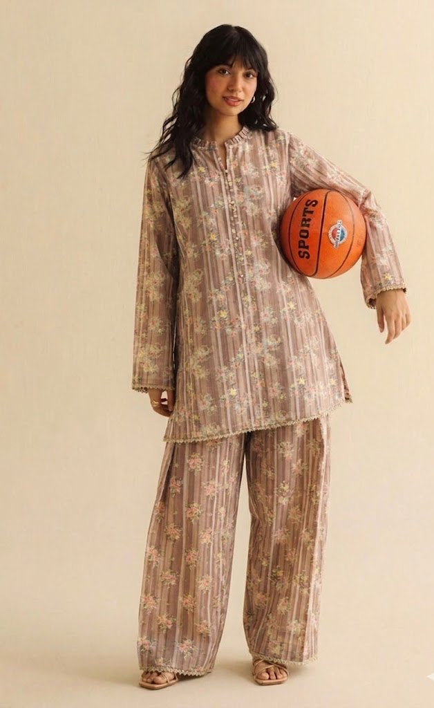 2pc moose brown co-ord set