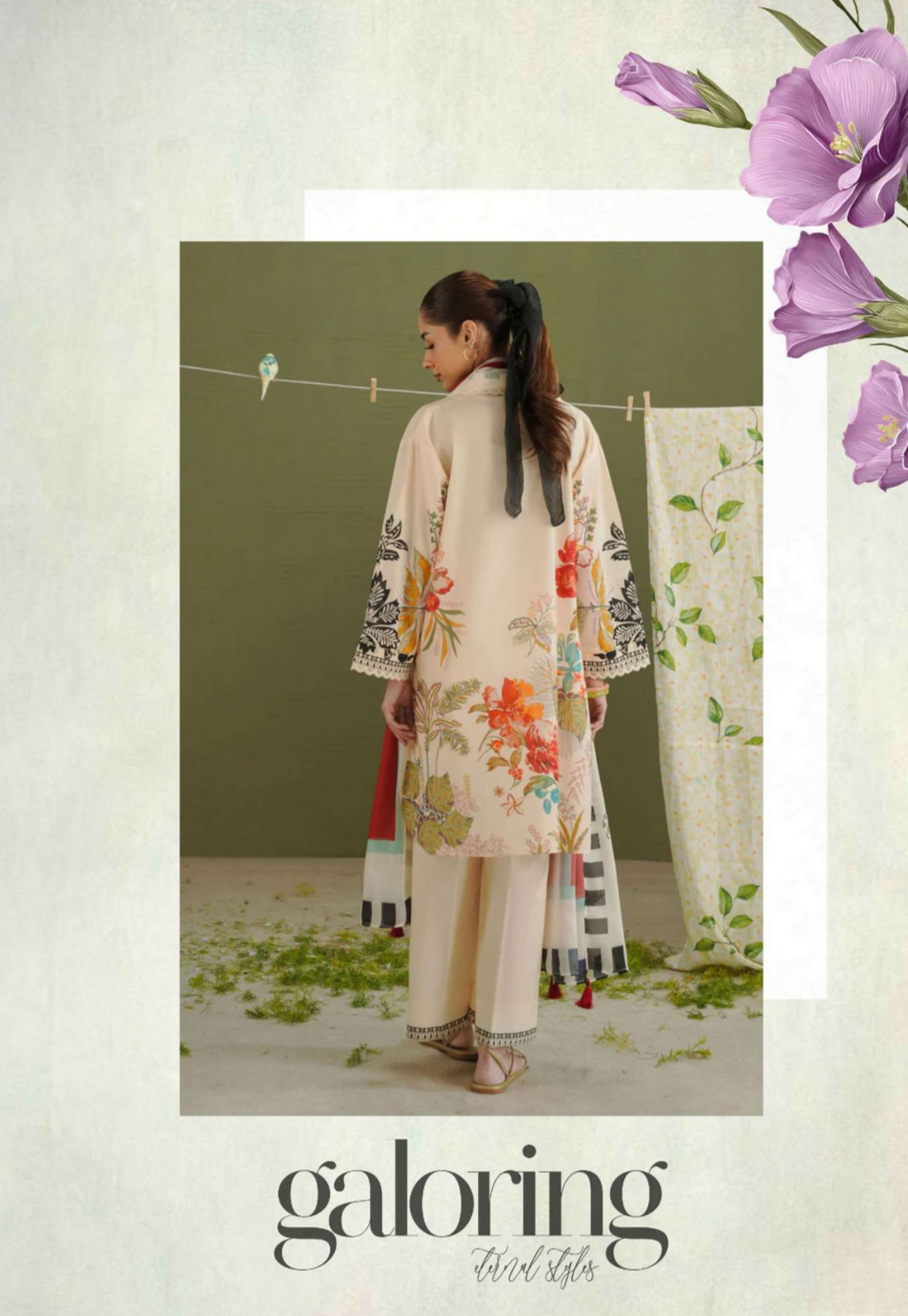 Coco by zarashajhan ( unstitched 3pc )