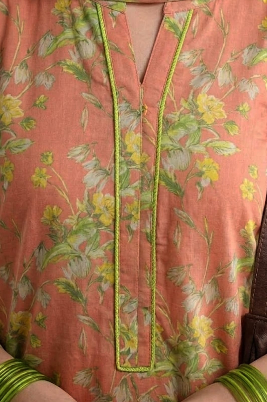 2pc peachy farshi dress