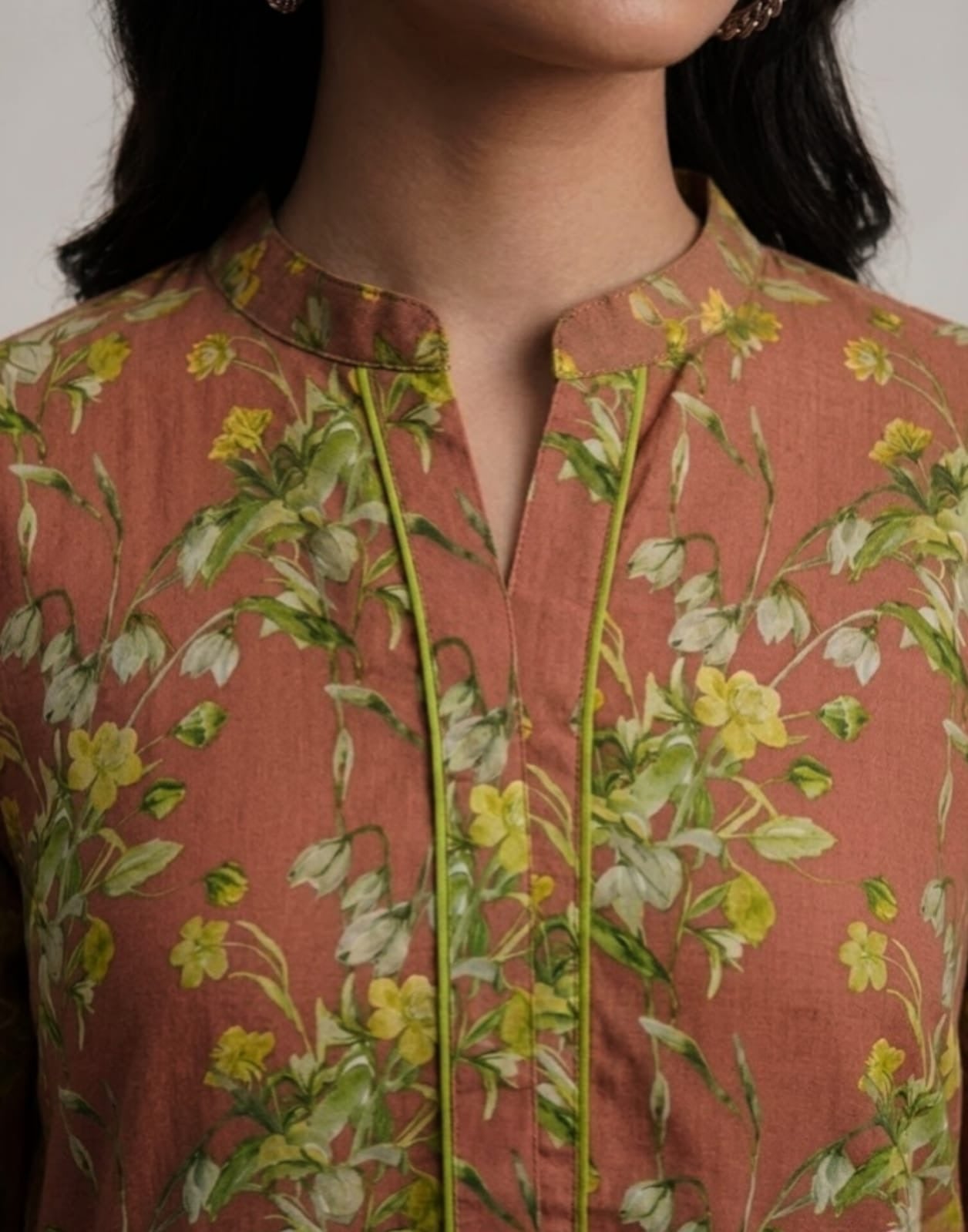 2pc peachy farshi dress