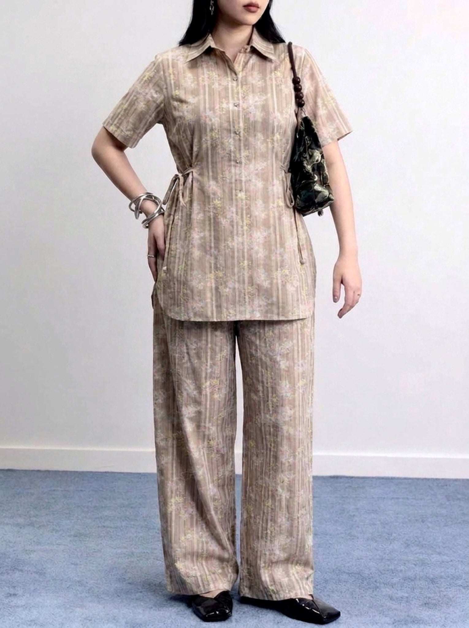2pc moose brown co-ord set