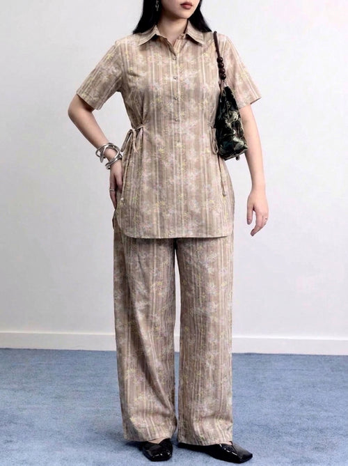 2pc moose brown co-ord set