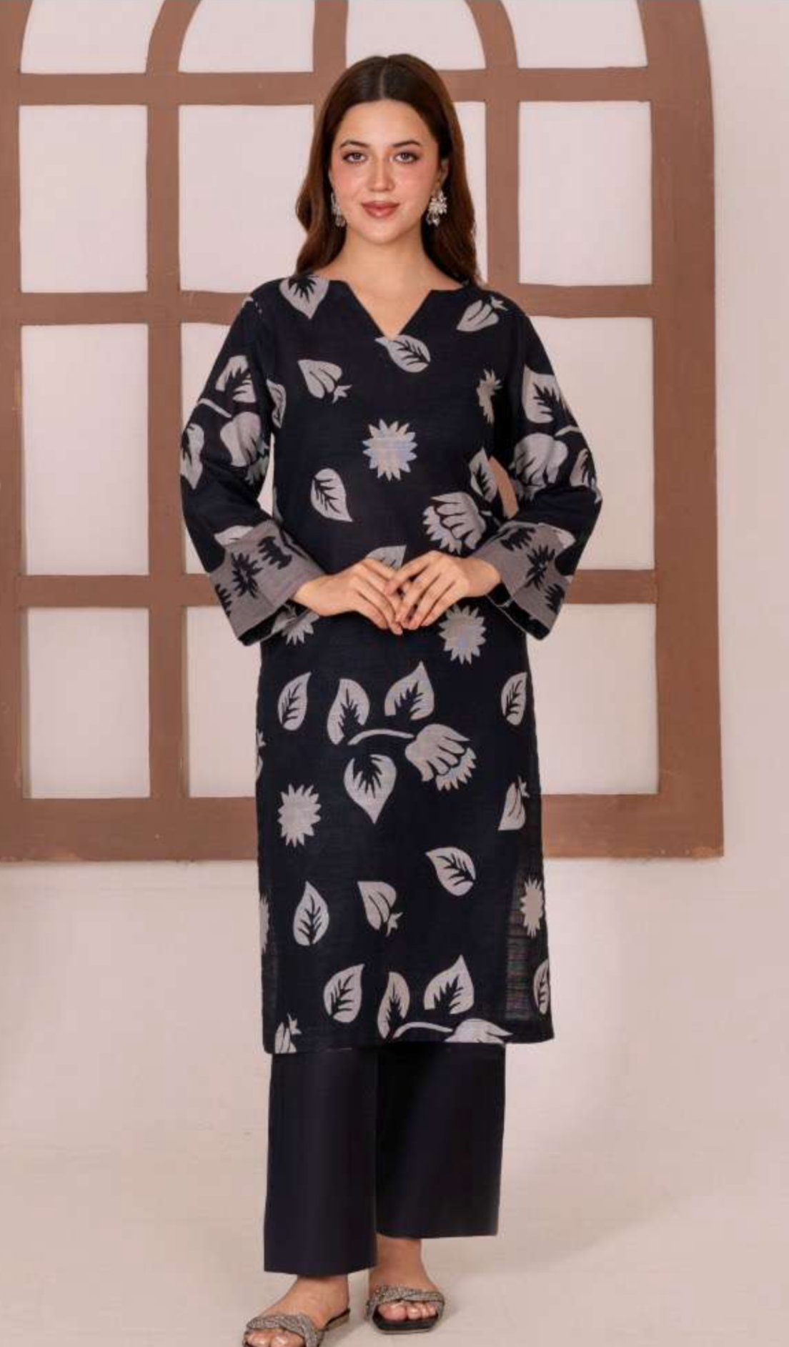 Ethnic unstitched 3pc set