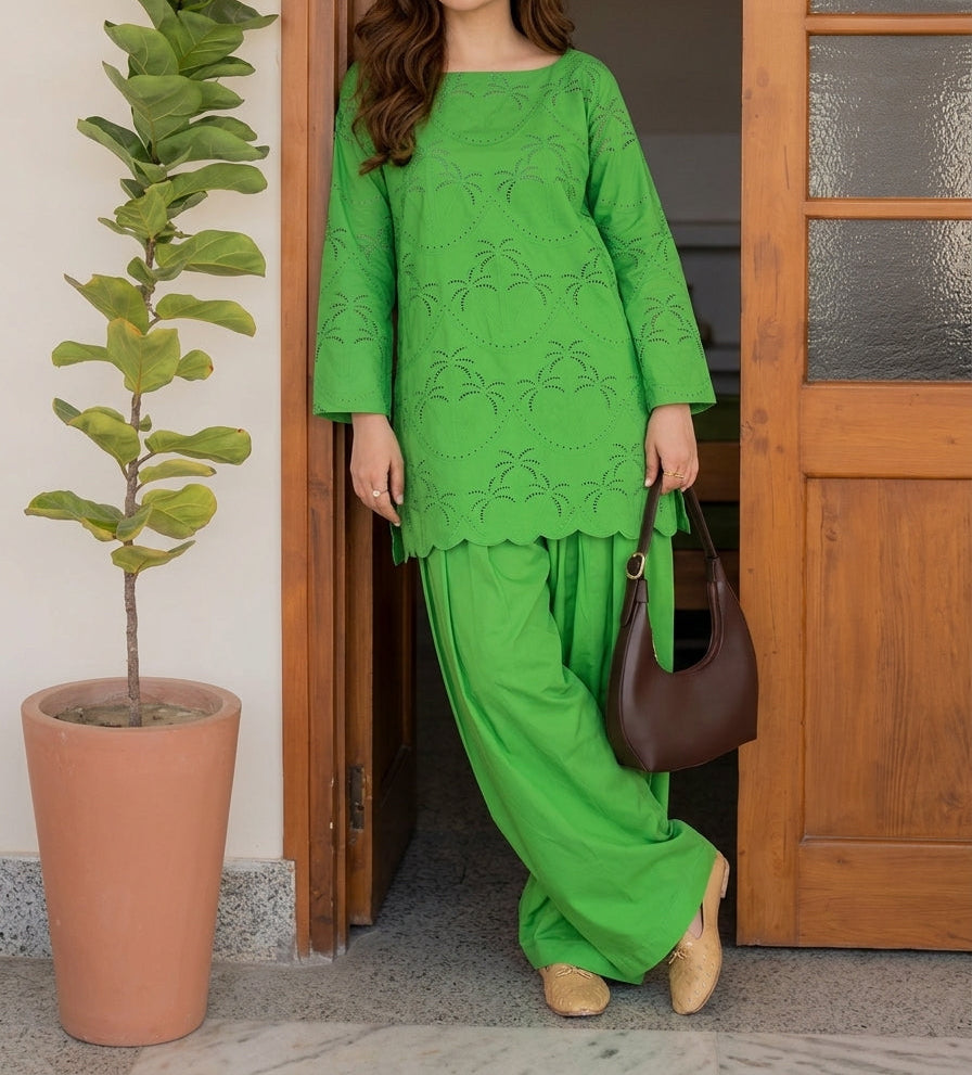 Palm girl corset 2-pc
