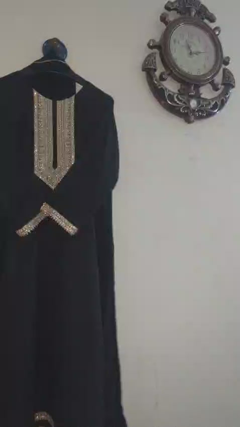 3pc Black qawali jora