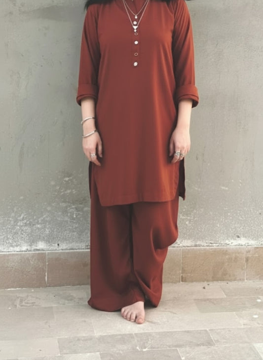 2pc light brown ( side pockets include )