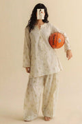 2pc off white kurta set 🤍