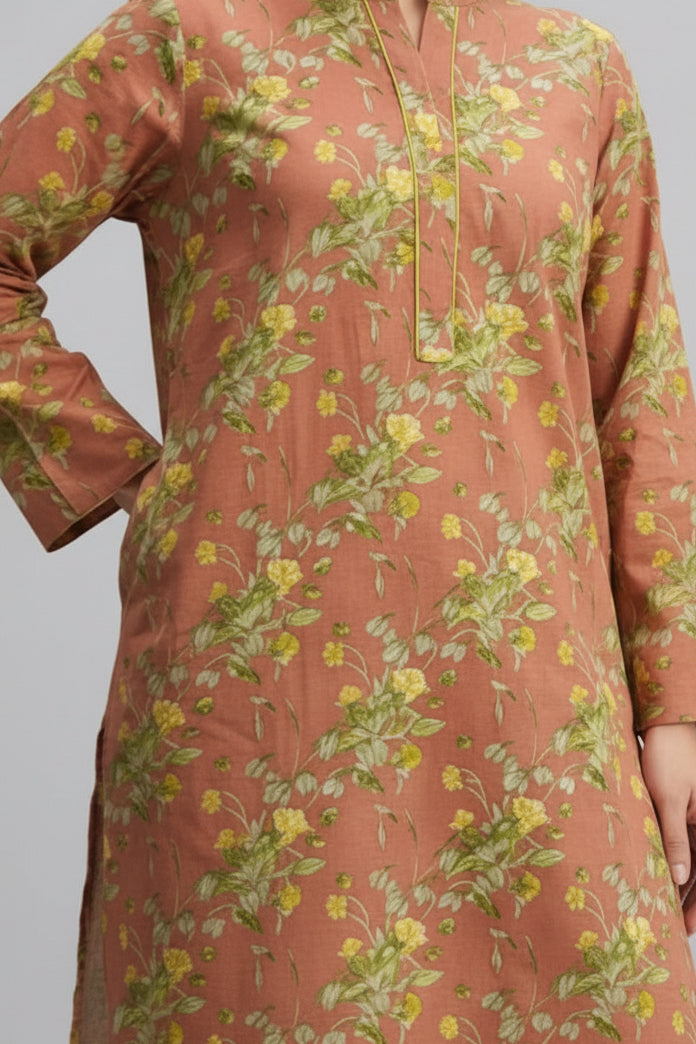 2pc peachy farshi dress