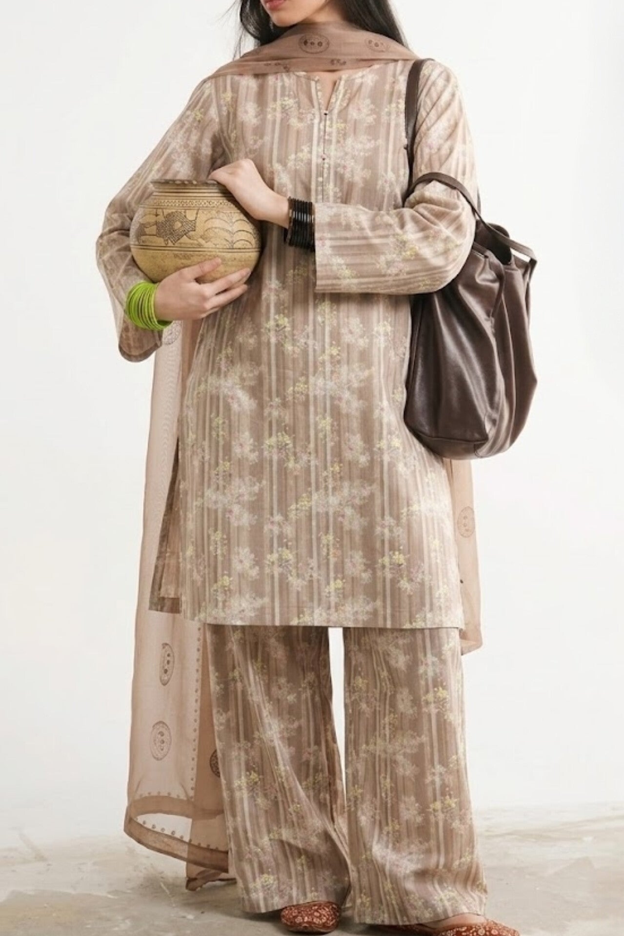 2pc moose brown co-ord set