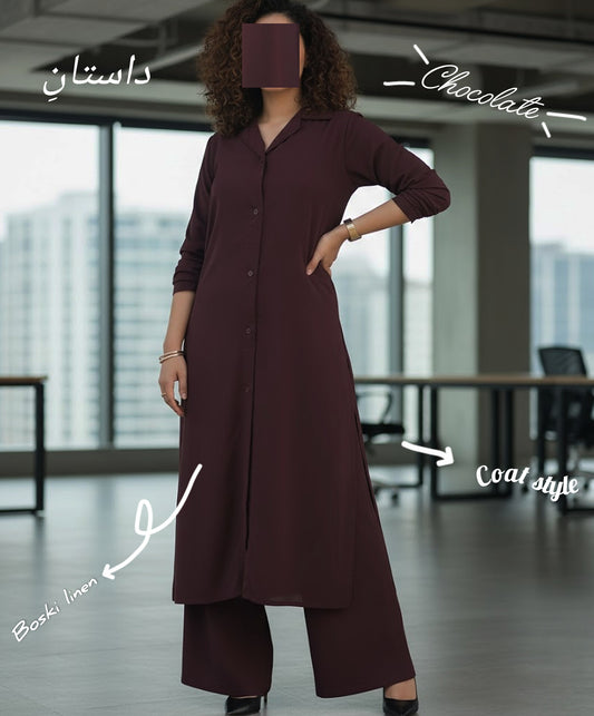 2 PC coat style co-ord set