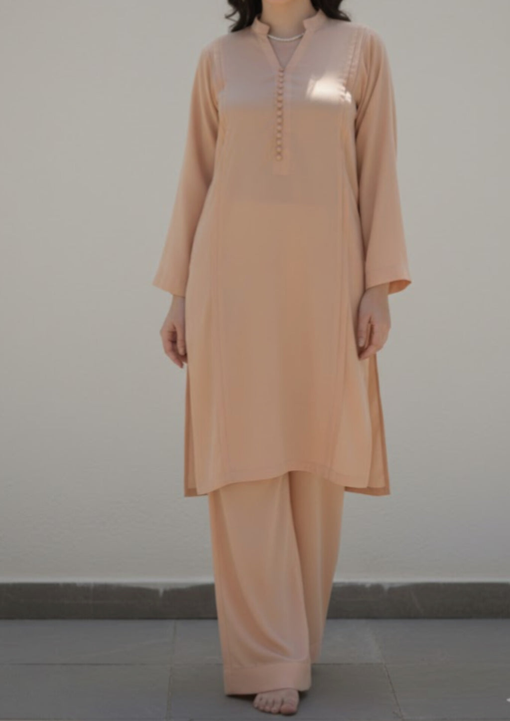 2pc beige co-ord set