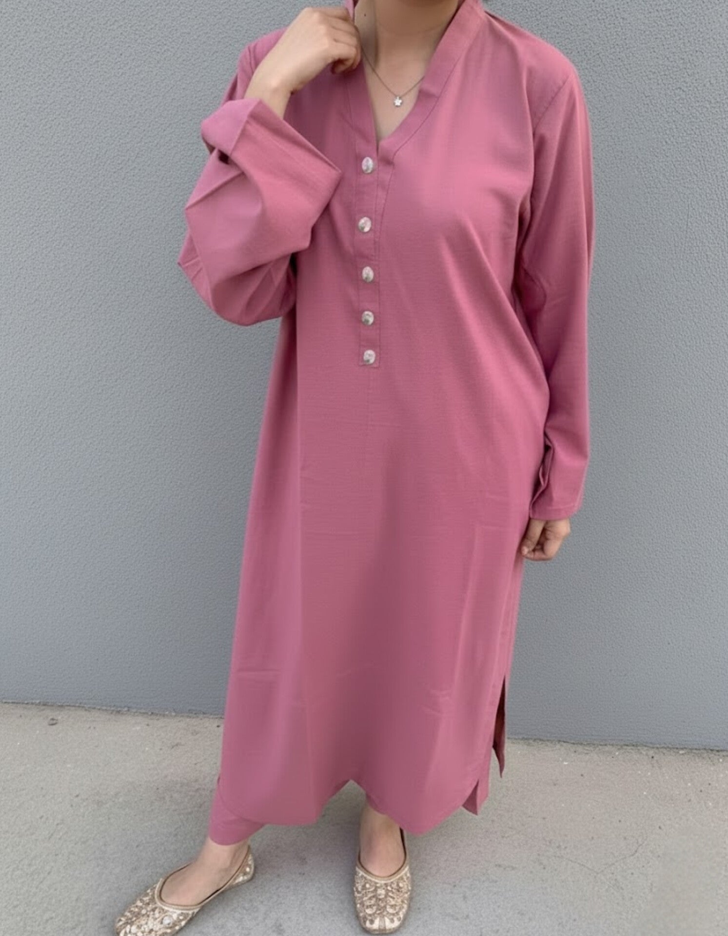 2pc dusky long kurta
