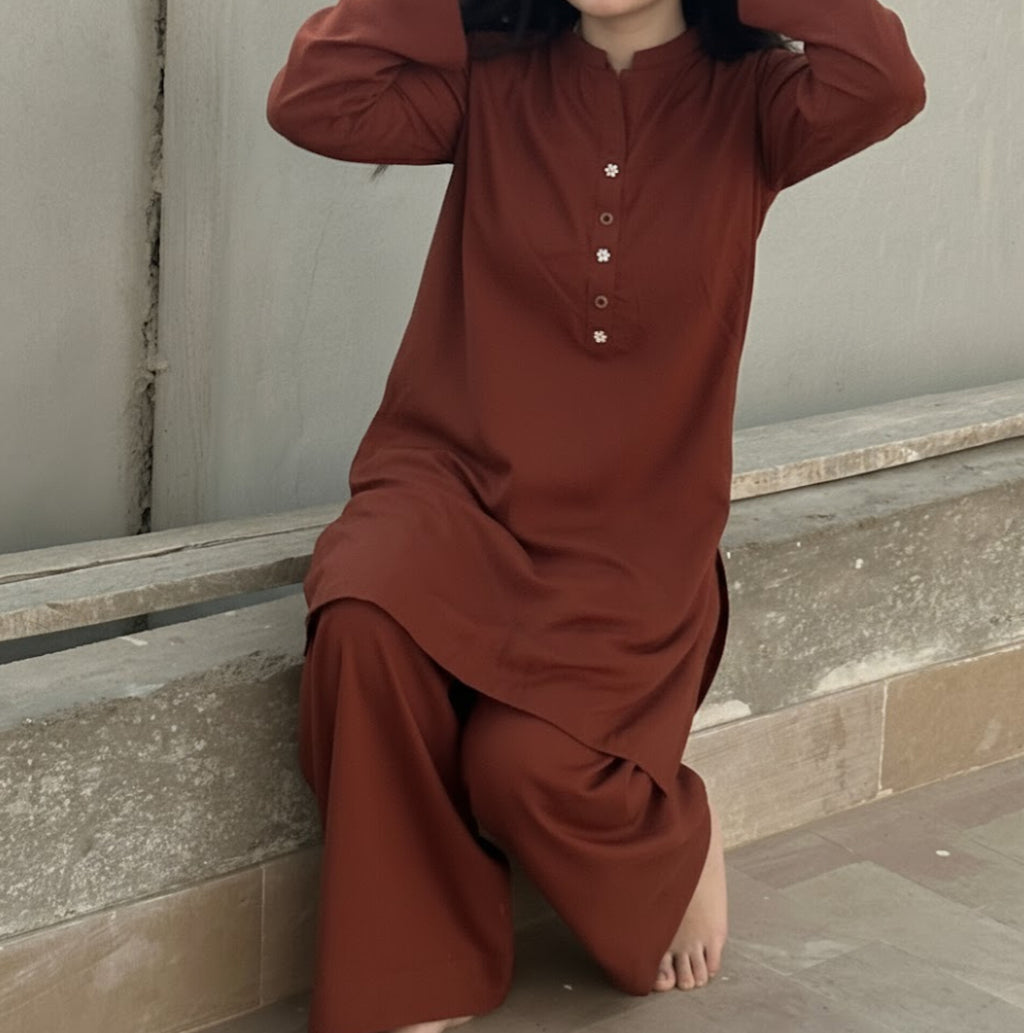 2pc light brown ( side pockets include )