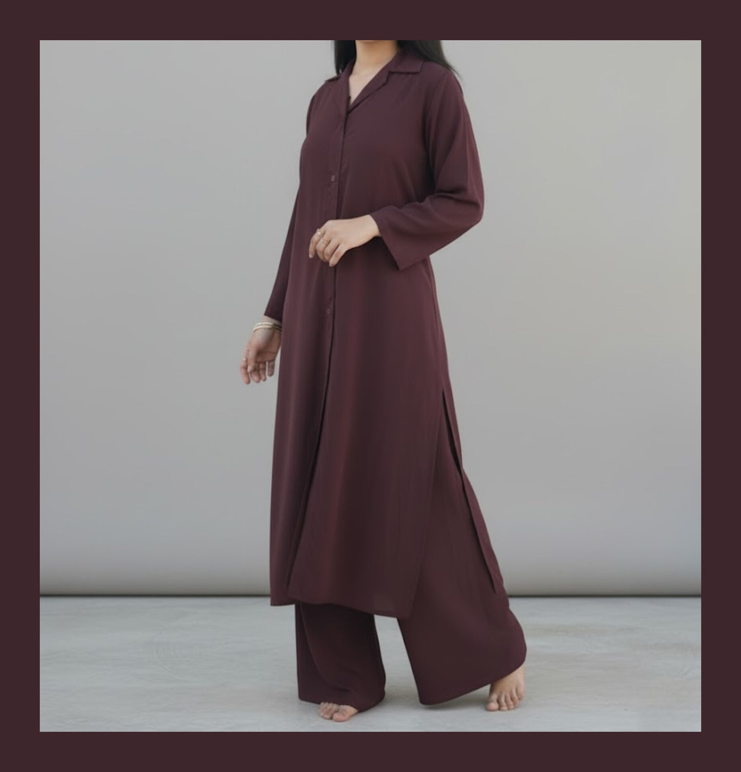 2 PC coat style co-ord set