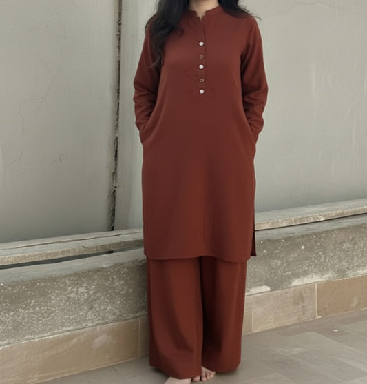 2pc light brown ( side pockets include )