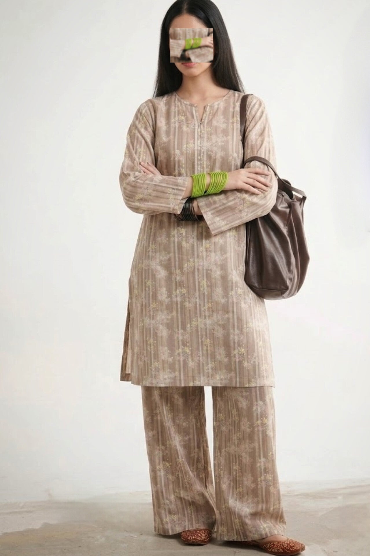 2pc moose brown co-ord set